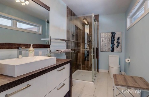 Austin Chalet De Esquí | Panoramic view of Magog - Spa - Archimede