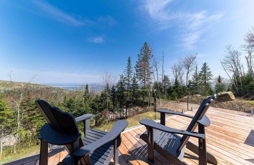 Les Eboulements Chalet De Esquí | Panoramique 156: Breathtaking Views & Spa