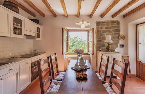 Raggiolo Cabaña | Casa Paolina, piedra rústica para 4 personas en el campo.