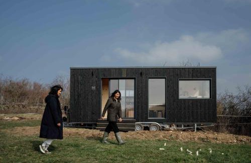 Saint-Martin-du-Mont Chalet De Esquí | Parcel Tiny House Cuverie au coeur des vignes