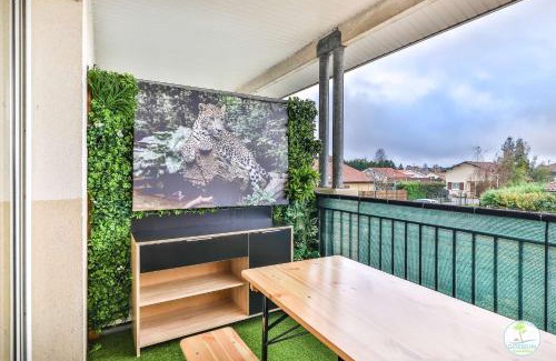 Parentis-en-Born Apartamento | Parentis en Born Appartement avec balcon pour 4 personnes