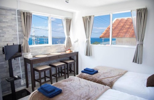 Motobu Hotel | Park Side Mori201 Standard Twin / Kunigamigun Okinawa