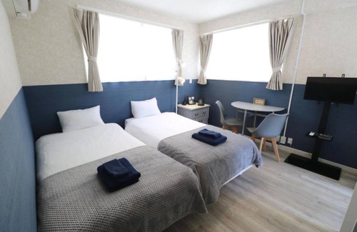 Motobu Hotel | Park Side Mori202 Twin Room / Kunigamigun Okinawa