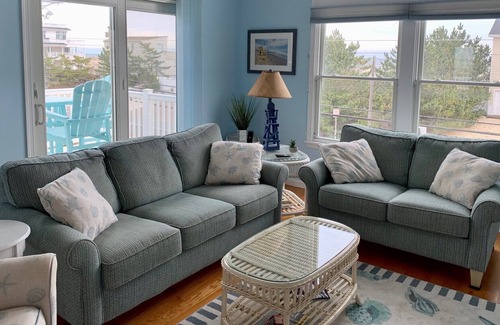 South Beach Haven Casa | Path to beach across the street! Amazing Ocean and Bay Views