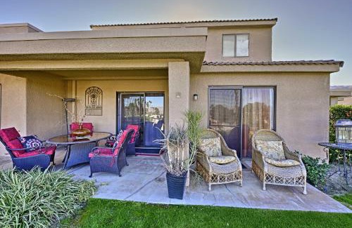 Palm Desert Casa | Patio and Mountain Views Palm Desert Townhome