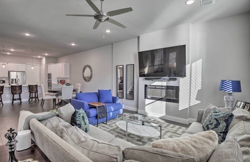Frisco Casa | Patio & Game Room: Modern Home in Frisco