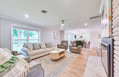 Judson Casa | Patio, Yard, Views: Modern Home in Longview