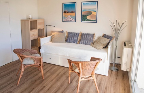 Le Moulleau Apartamento | Pause Moulleau - terrasse et parking coeur Moulleau