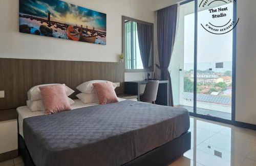 Kampung Bahasa Kapor Apartamento | PD D'Wharf The Nest Studio With 50' Smart TV & Free WIFI
