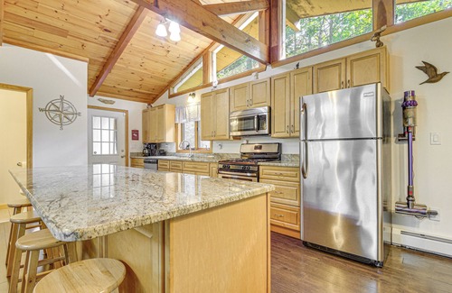 Bridgton Casa | Peaceful Highland Lake Home w/ Kayaks, Dock Access