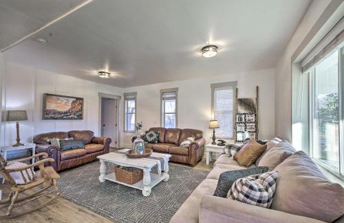 Blue Casa | Peaceful Luna Farmhouse with Wraparound Porch!