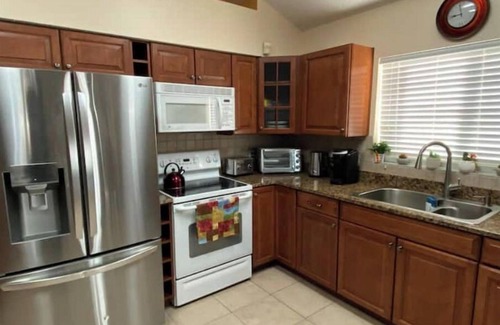 Town 'n' Country Casa | Peaceful Pool Home Near Airport Heated pool