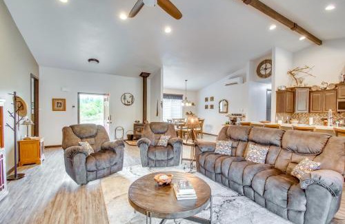 Shelton Casa | Peaceful Shelton Home with Spacious Yard and Fire Pit!