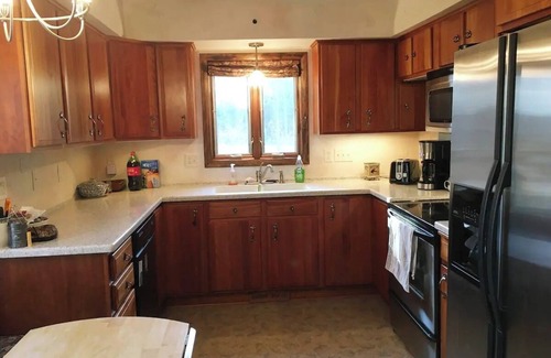Iola Casa | Peaceful waterfront home on private lake - 5 star rated on leading rental sites!