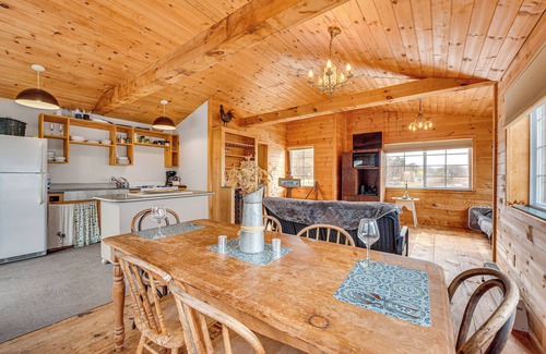 Wells Cabina | Peaceful Wells Retreat w/ Deck & Water Views