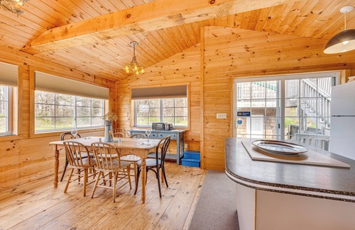 Wells Cabina | Peaceful Wells Retreat w/ Deck & Water Views