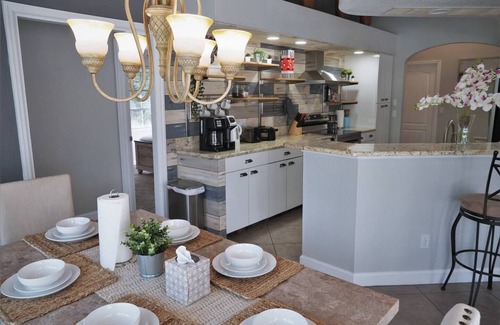 Laurel Casa | Peachland getaway with pool and tiki bar.