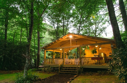 Laurel Fork Casa | Pebble Creek 23acrs Retiro Mágico Laurel Fork Stream-Sleep 16 Bodas / Reunión