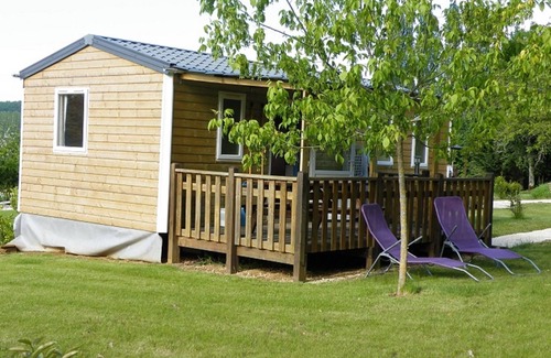 Le Buisson-de-Cadouin Cabaña | Nueces de pacana - Mobil home Wood Martin Fisherman