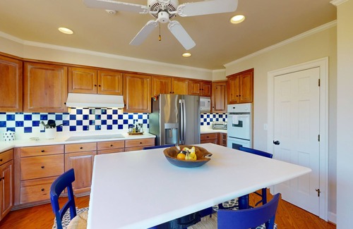 Bethany Beach Casa | Pelicans Pouch home with 360 views, wrap-around deck, hammock, & beach access
