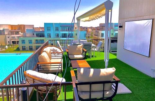 Sidi Abd El-Rahman Chalet De Esquí | Penthouse blanca marassi