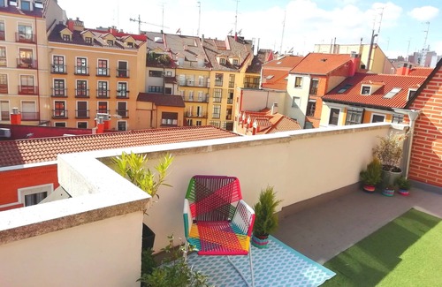 Centro de Valladolid Apartamento | Ático centro con gran terraza, reformado y soleado. Wifi - Licencia