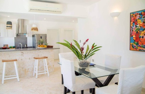Las Terrenas Apartamento | Penthouse in erster Meereslinie: Strand von Coson