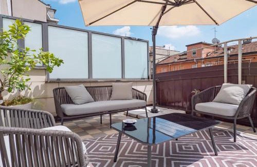 Bullona Apartamento | Penthouse in Milan - 2 terraces and Netflix