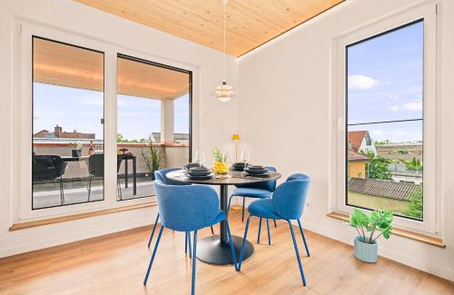 Friedrichshafen Apartamento | Penthouse mit traumhafter Terrasse klimatisiert