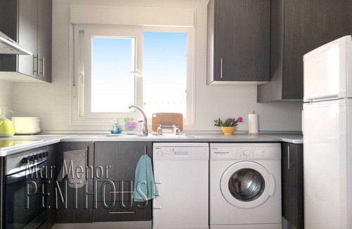 Torre-Pacheco Apartamento | Ático con vistas al campo de golf de Mar Menor. WI-FI GRATIS. Preciosa piscina