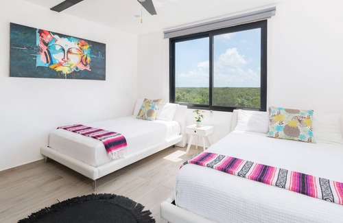 Ek Balam Village Condominio | ★Penthouse★ ✓Piscina privada ✓Cerca de la playa