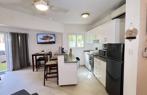 Montellano Apartamento | Penthouse suite in Cabarete on the beach Full kitchen with backyard and BBQ