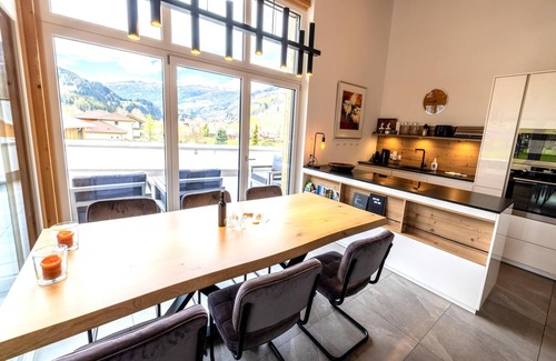 Sankt Lorenzen ob Murau Apartamento | Penthouse with big terrace and outdoor sauna