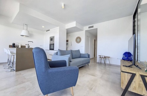 Mar de Cristal Apartamento | Ático con azotea y vistas a la piscina