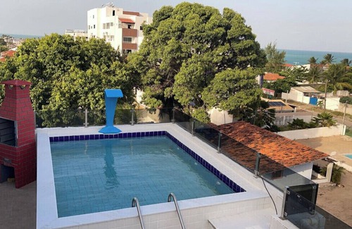 Jacuma Apartamento | Ático con piscina y amplia vista al mar!