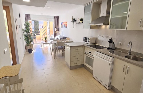 Playa de Vera Apartamento | Atico con piscina privada en solarium, vistas al mar, 65m de la playa, WiFi