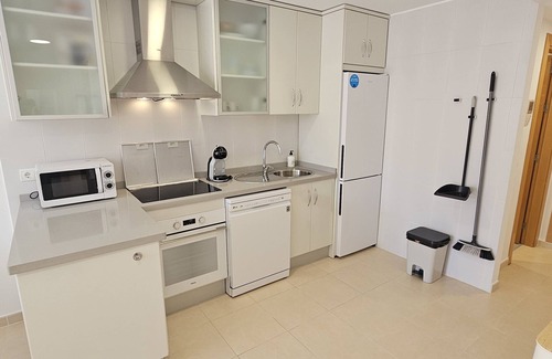 Playa de Vera Apartamento | Atico con piscina privada en solarium, vistas al mar, 65m de la playa, WiFi