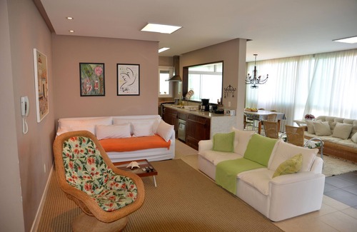 Cachoeira do Bom Jesus Apartamento | Cubrir con SPA, Wi-Fi TV por cable 60 m del mar con vista panorámica