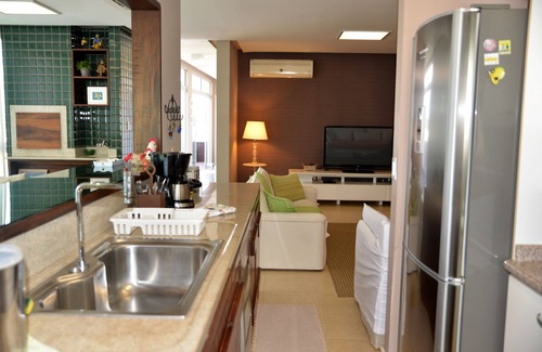 Cachoeira do Bom Jesus Apartamento | Cubrir con SPA, Wi-Fi TV por cable 60 m del mar con vista panorámica