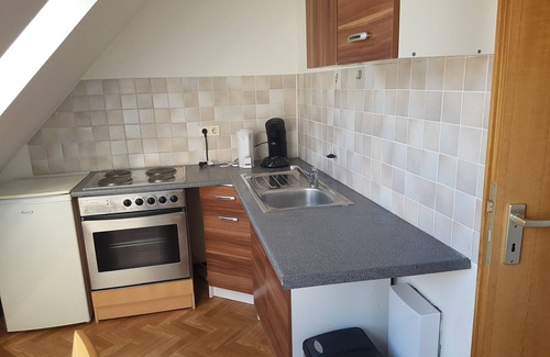Elberfeld Apartamento | Ático con vista al Stadthalle.