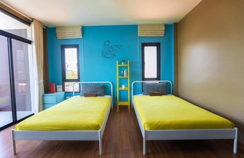 Don Muang Apartamento | Peony's Home - Superior Queen Room with Two Queen Beds