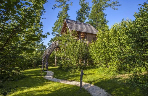 Savignac-de-Miremont Cabina | cabaña encaramada con spa privado