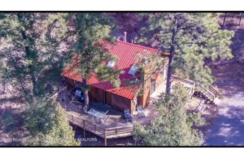 Ruidoso Cabina | Perched in the pines -wrap around porch w/outdoor dining, fire pit, & wildlife