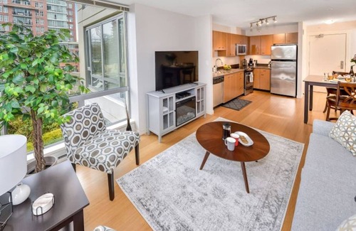 Downtown Victoria Condominio | 5 minutos a pie del puerto interior - Ubicación perfecta - Chimenea - Estacionamiento gratuito