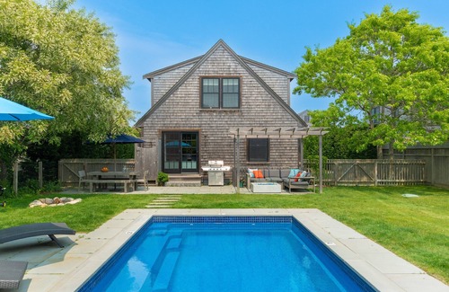 Nantucket Casa | Casa familiar con piscina climatizada de agua salada