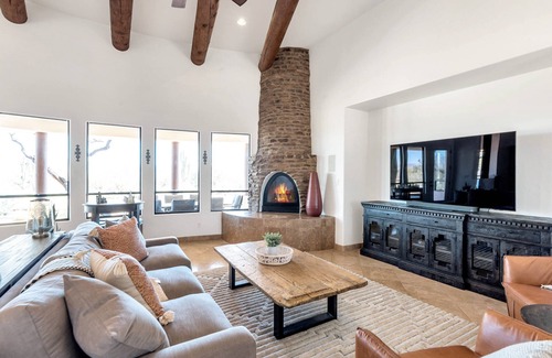 Rio Verde Foothills Casa | Perfect for families, Heated Pool & Spa, Basketball Court + Dog Friendly, Desert Paradise Views!