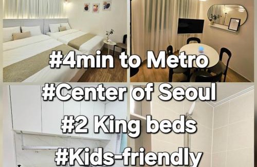 Wangsimniil-tong Apartamento | Perfect-Location#명동#동대문#광화문#남산#N타워#롯데월드