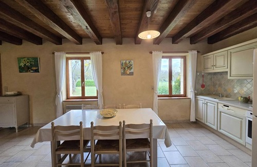 Salignac-Eyvignes Cabaña | Casa perigordiana de 2 habitaciones en Salignac-Eyvigues con patio y jardín, se aceptan mascotas