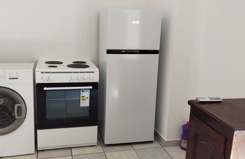 Perissa Casa | Perissa Art Villa - Kitchen & Washing Machine