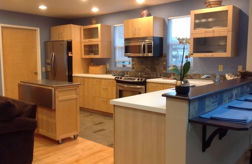 Crescent City North Apartamento | Apartamento que admite mascotas con hermosas vistas al mar y Puppy Park